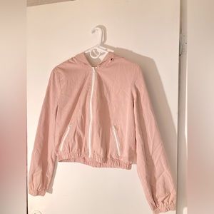 Forever 21 Cropped Zip Up Jacket